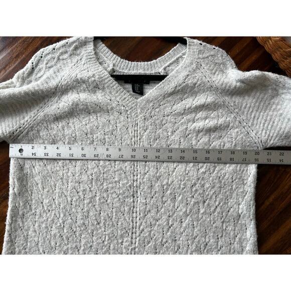 Nanette Lepore Tunic Sweater, Med, Gray,  Lightweight, Soft - Picture 7 of 8